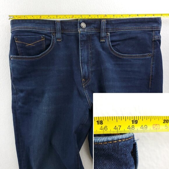 Revtown Decade Automatic Jeans Relaxed Straight Stretch Men "36x32" Actual 38x32 - Picture 5 of 12
